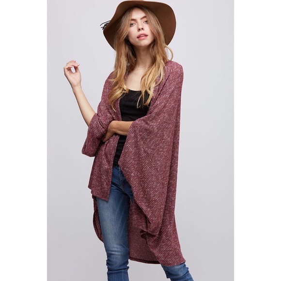 LAST ONE!! Cardigan-WINE - Picture 2 of 4